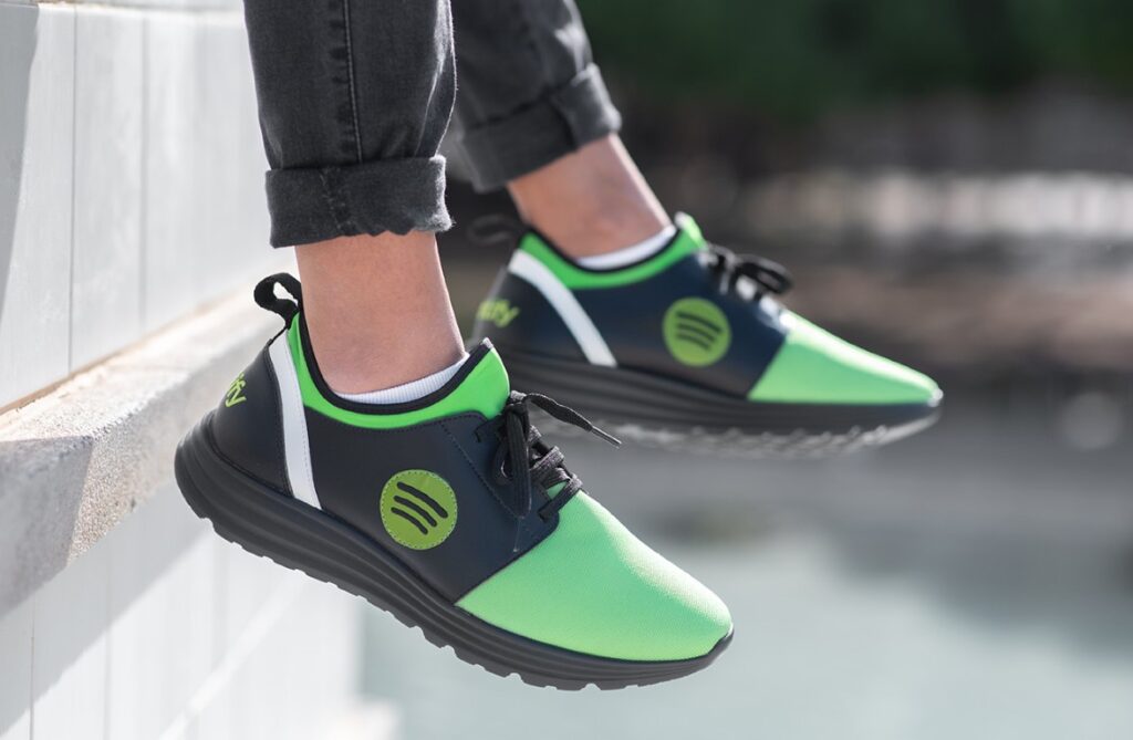 Spotify Shoes, Sneakers for Branding