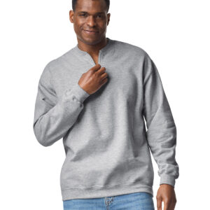 Softstyle? midweight adult fleece 1/4-zip sweatshirt