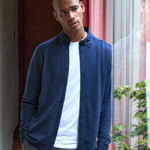 Long sleeve Superwash? 60? piqu? shirt (tailored fit)