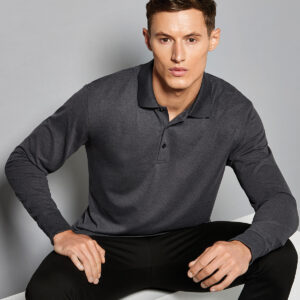 Piqu? polo long-sleeved (classic fit)