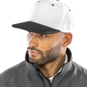Bronx original flat peak snapback dual colour cap