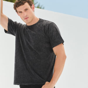 Unisex washed band T