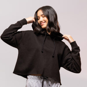 Women's cropped slounge hoodie